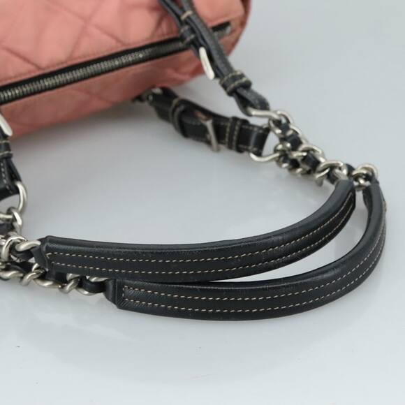 PRADA Shoulder Bag Nylon Pink - Picture 7 of 13